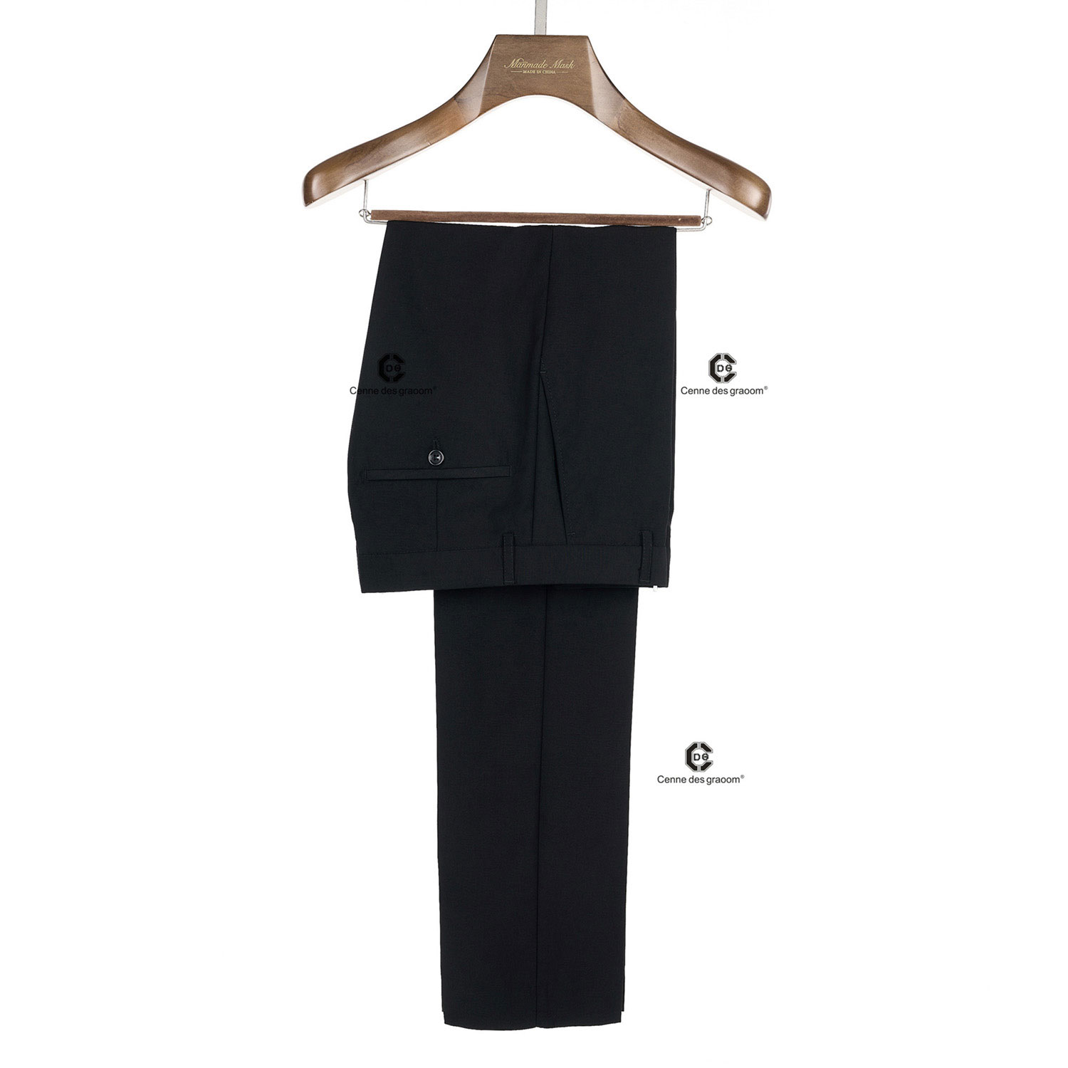 2025 Sterling All Black CDG 4 Pieces Ultimate Classic Premium Tailoring Sleek Men Suit | Model ST900