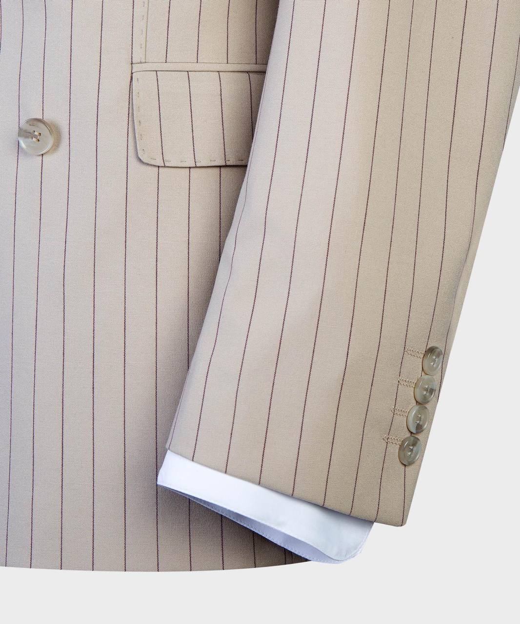 2-Piece French Prestige Classic Almond Aristocrat Stripe Suit | Model DATMAX ST912