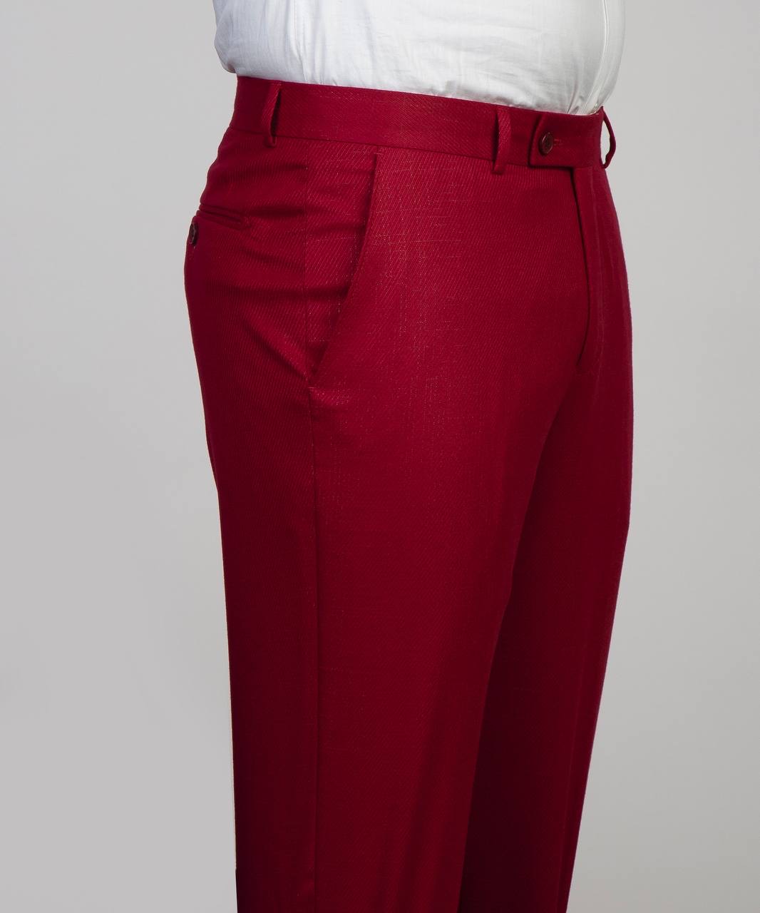 Crimson Prestige Red & Black Tuxedo with Satin Shawl Lapel – A Bold and Sophisticated Evening Look | Model DATMAX 777