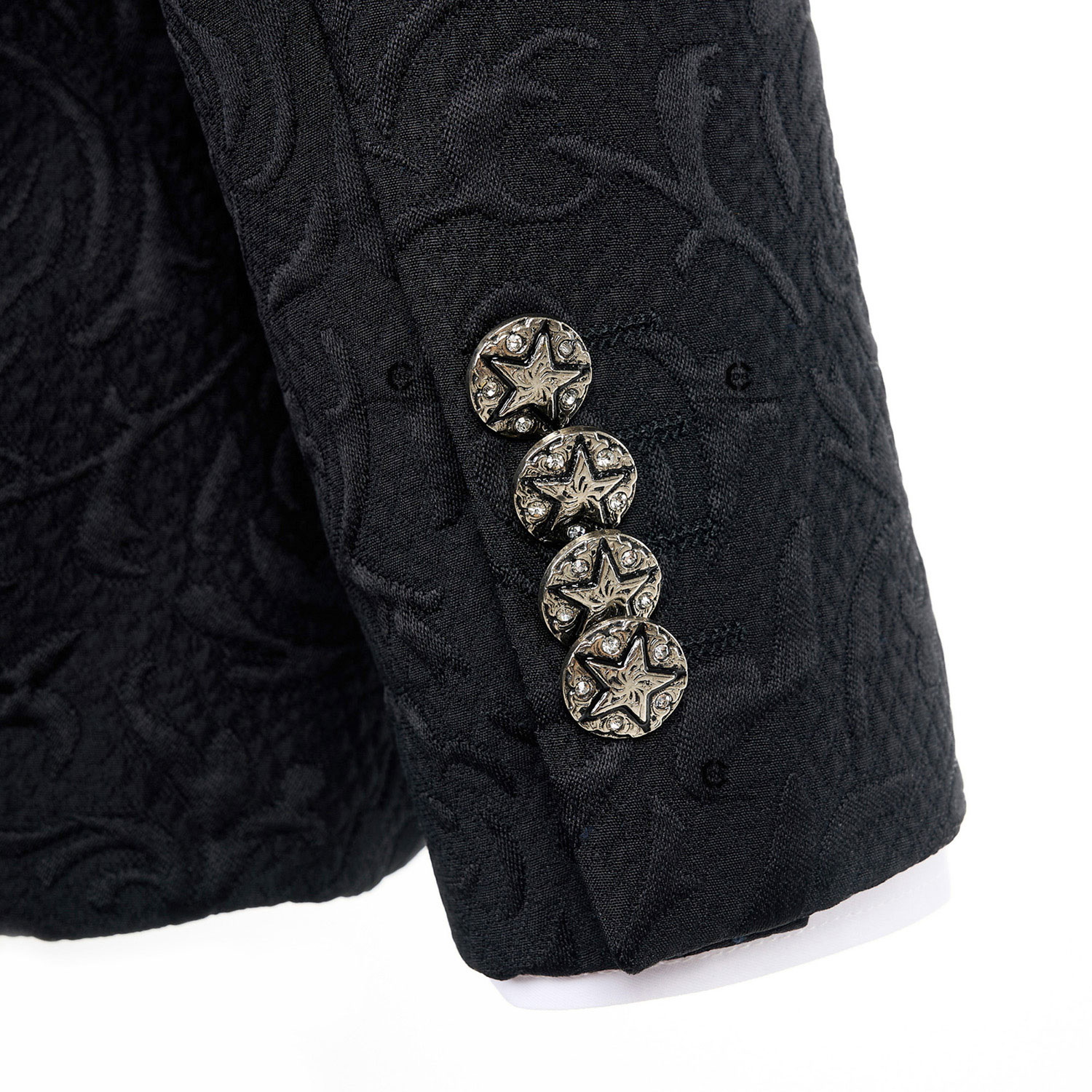 2025 Sterling All Black CDG 4 Pieces Ultimate Classic Premium Tailoring Sleek Men Suit | Model ST900